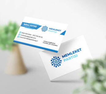 Memleket Partisi Kartvizit 1000 Adet Baskı -Md:06