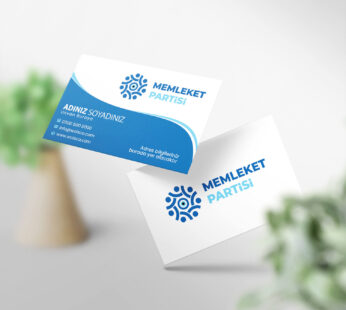 Memleket Partisi Kartvizit 1000 Adet Baskı -Md:09
