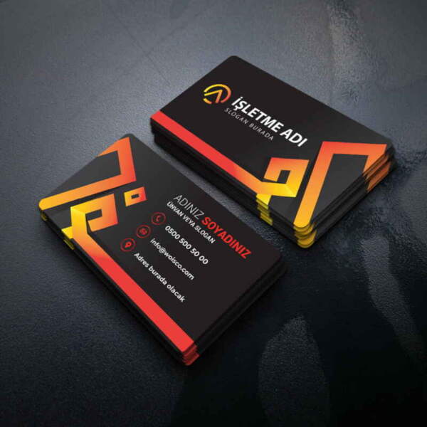 700gr Çift Yönlü Oval Kesim Sıvama Kartvizit M303