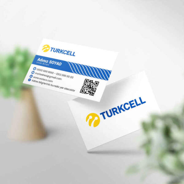 Turkcell Kartvizit Baskı Model M0T4