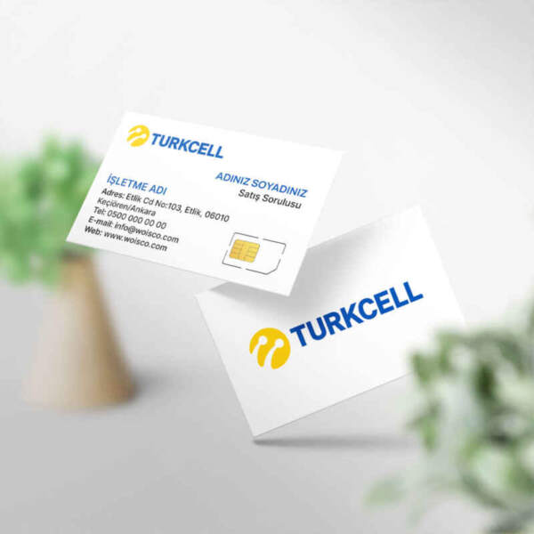 Turkcell Kartvizit Baskı Model M0T5