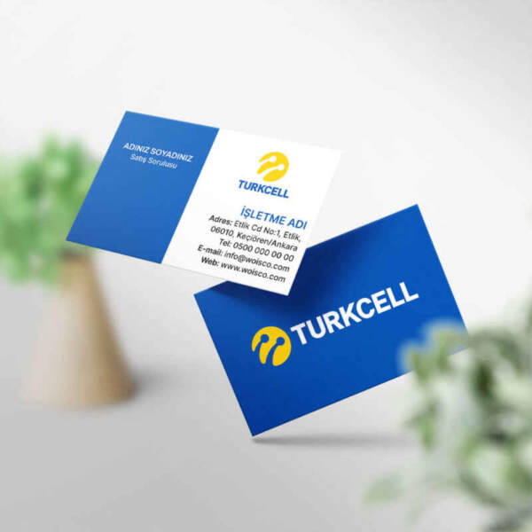 Turkcell Kartvizit Baskı Model M0T7