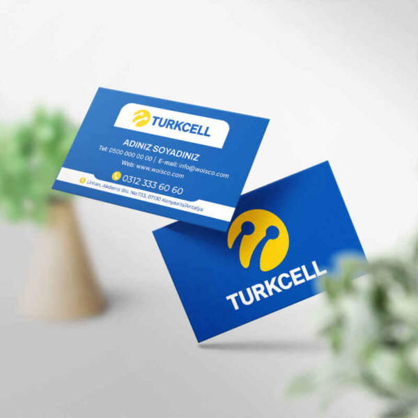 Turkcell Kartvizit Baskı Model M0T8