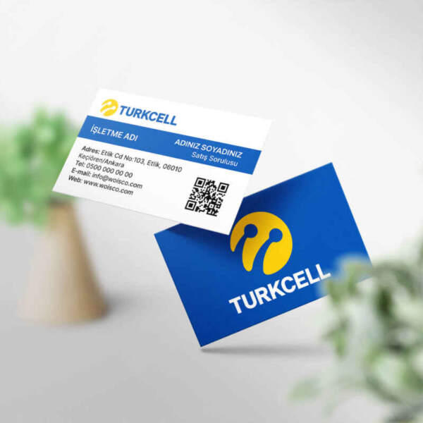 Turkcell Kartvizit Baskı Model M0T11