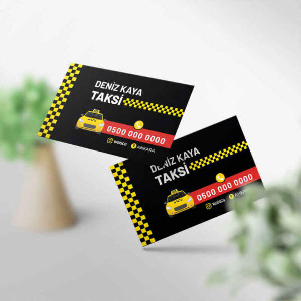Taksici 1000 Adet Kartvizit Baskı (Model T00115)