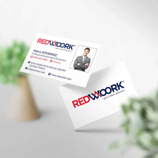 Redwoork Kartvizit Baskı 1000 Adet (PU1006)