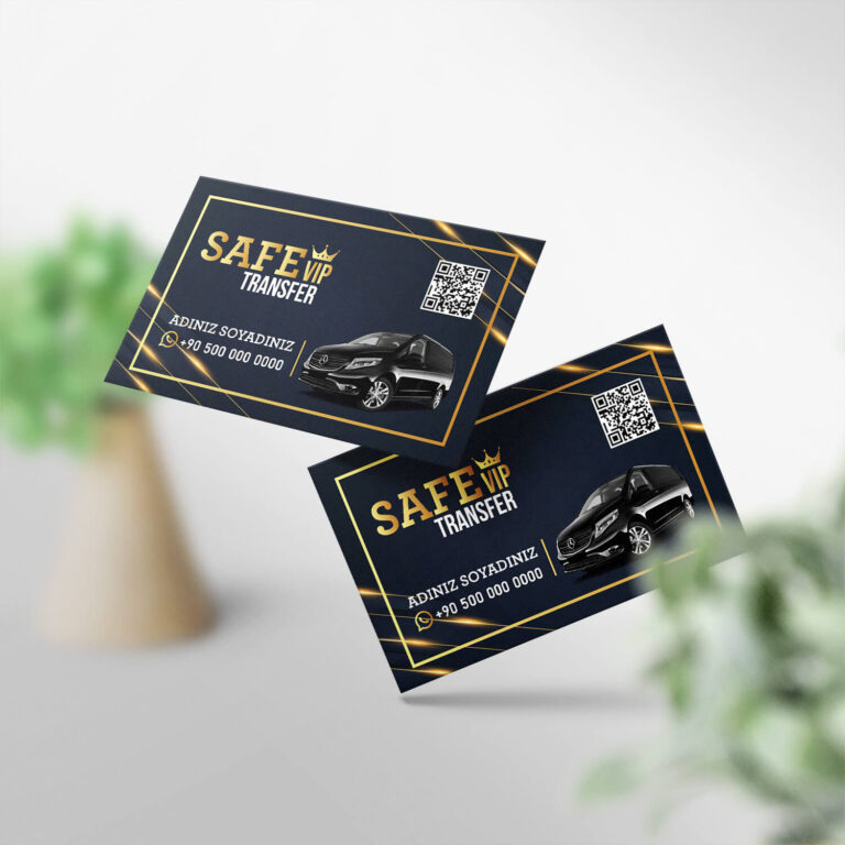 Vip Transfer Kartvizit 1000 Adet Baskı (VIP006)