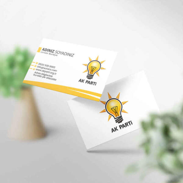 AK Parti Kartvizit Baskı (MD: AK009)