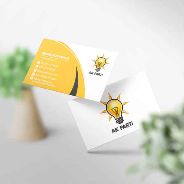 AK Parti Kartvizit Baskı (MD: AK011)