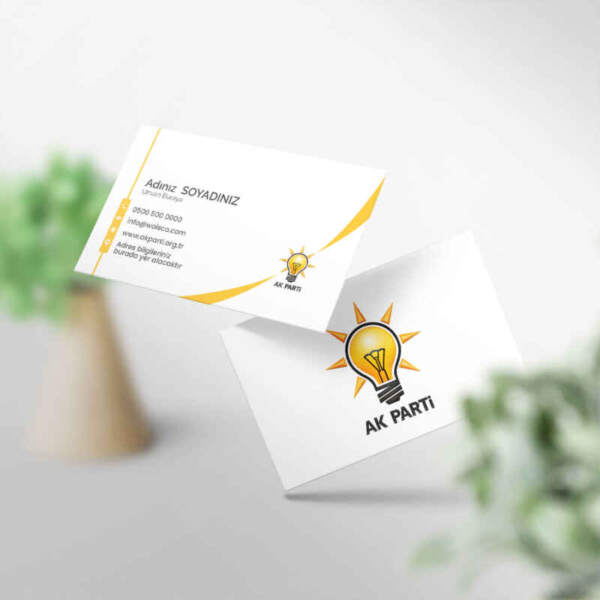 AK PARTİ Kartvizit Baskı (MD: AK016)