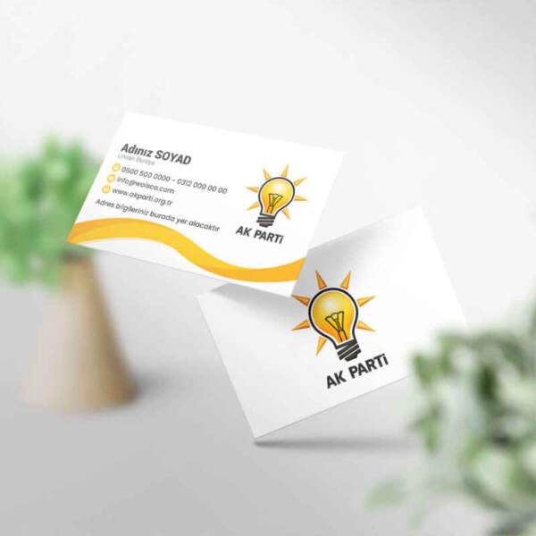 AK Parti Kartvizit Baskı (MD: AK002)