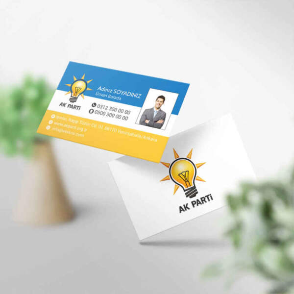 AK Parti Kartvizit Baskı (MD: AK004)