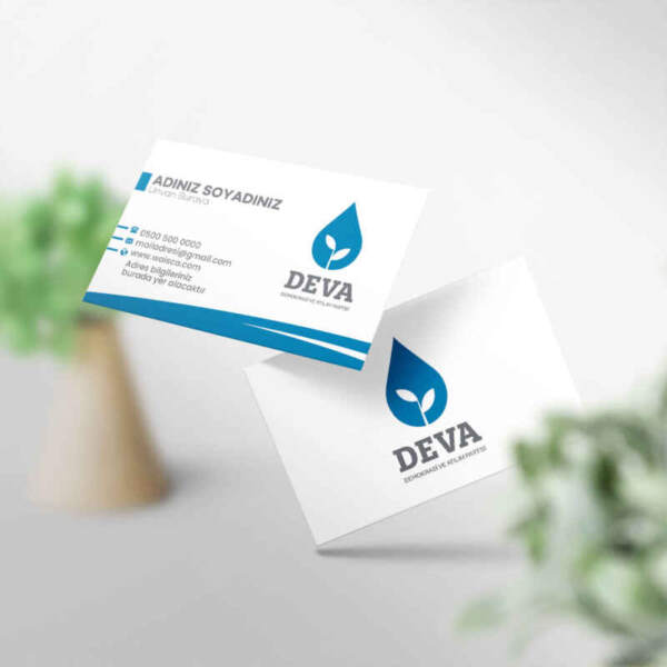 DEVA Partisi Kartvizit 1000 Adet Baskı (MD: D006)