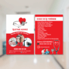 Evde Sağlık Broşür El İlanı Baskı RB02