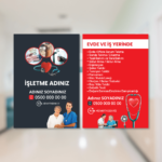 Evde Sağlık Broşür El İlanı Baskı RB03