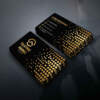 Gold Desenli Kartvizit Baskı CR0058