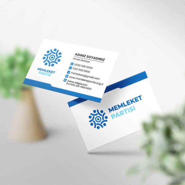 Memleket Partisi Kartvizit Baskı - Md:30