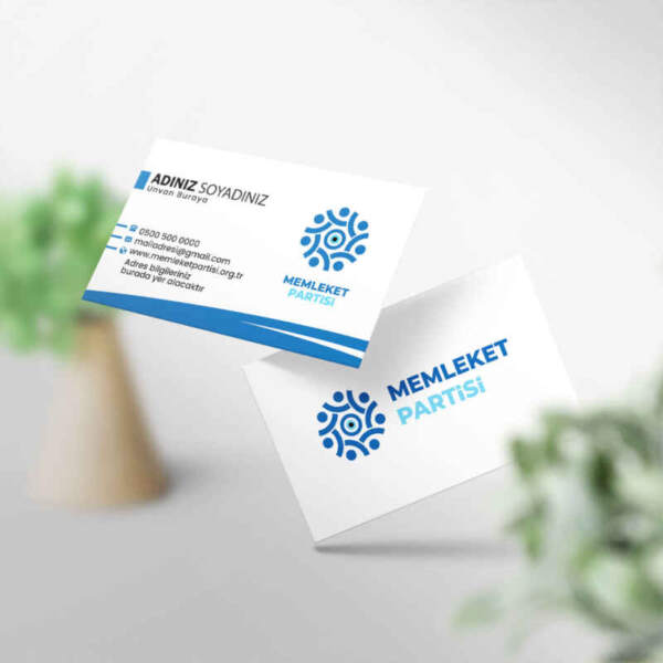 Memleket Partisi Kartvizit Baskı - Md:20