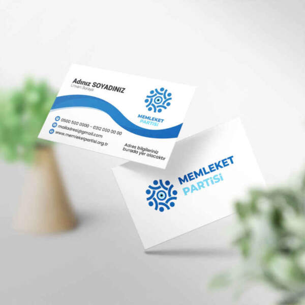 Memleket Partisi Kartvizit Baskı - Md:27