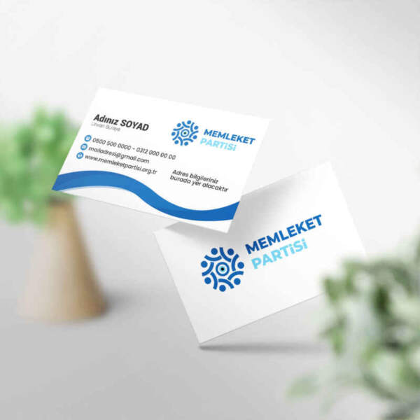 Memleket Partisi Kartvizit Baskı - Mdl:26