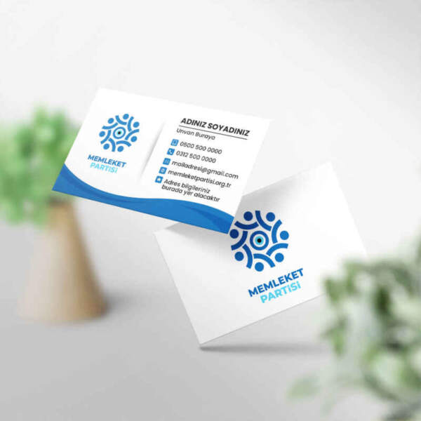Memleket Partisi Kartvizit Baskı - Md:25