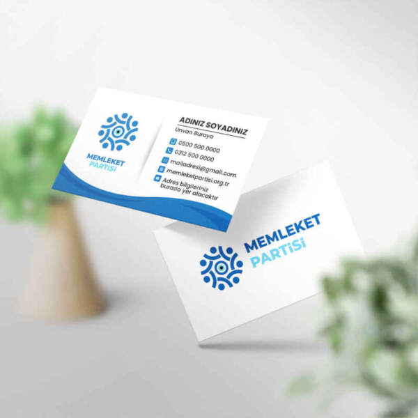 Memleket Partisi Kartvizit Baskı - Md:22