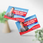 Muhtar Adayı Kartvizit Baskı 1000 Adet (MU006)