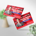 Muhtar Adayı Kartvizit Baskı 1000 Adet (MU007)