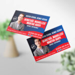 Muhtar Adayı Kartvizit Baskı 1000 Adet (MU008)