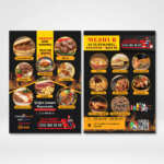 Restoran Broşür El İlanı Baskı R002