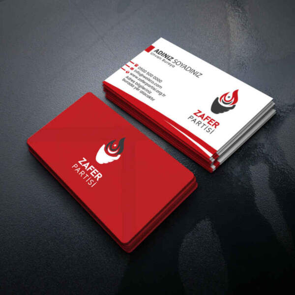 Zafer Partisi Kartvizit Baskı (MD: ZF006)