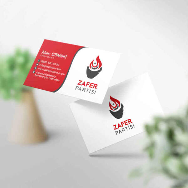 Zafer Partisi Kartvizit Baskı (MD: ZF010)