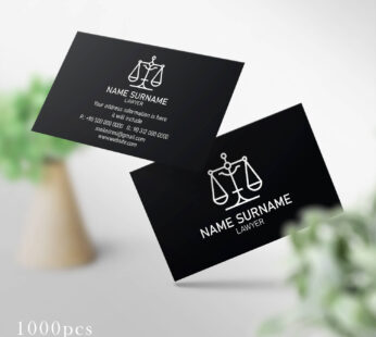 Lawyer Business Card Printing 1000 Pcs (Md: LW013)