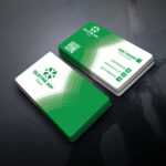 Yeşil Kartvizit Baskı 1000 Adet (Y0125)
