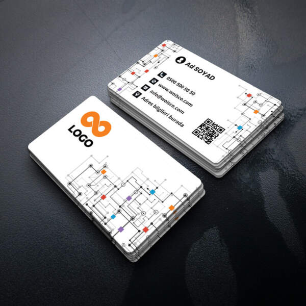 Teknoloji Kartvizit Baskı 1000 Adet (Model Y0103)