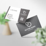 Gri Kartvizit Baskı 1000 Adet (Y0131)