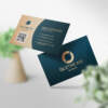 Yeşil-Gold Kartvizit Baskı Y0139