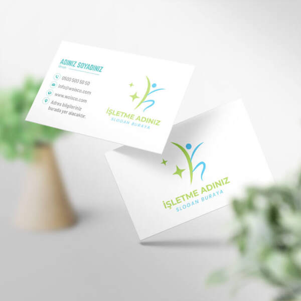 Fizyoterapist Kartvizit 1000 Adet Baskı (Model FZ004)