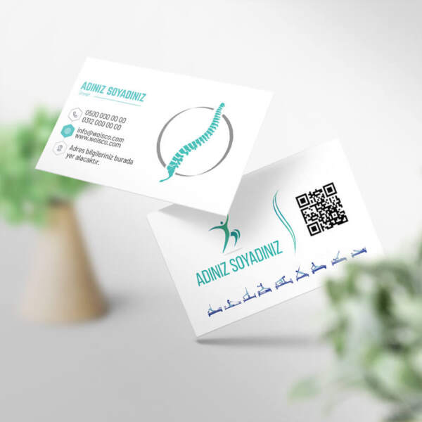 Fizyoterapist Kartvizit 1000 Adet Baskı (Model FZ005)