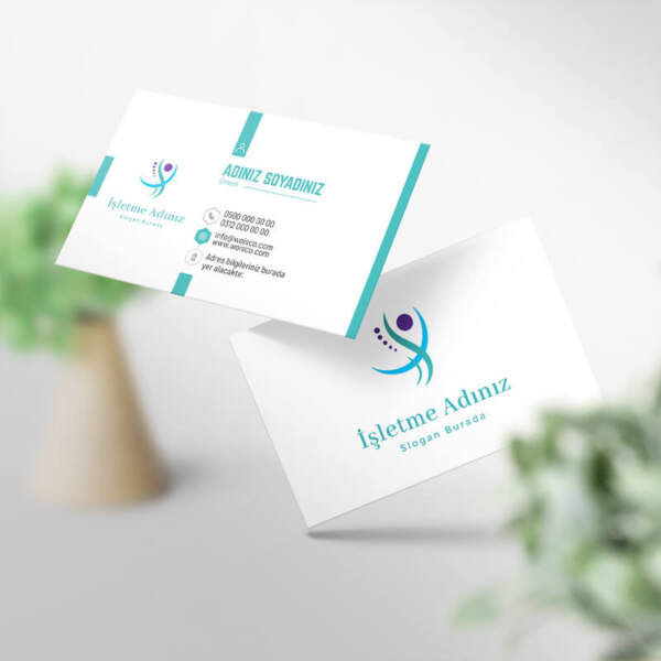 Fizyoterapist Kartvizit 1000 Adet Baskı (Model FZ006)