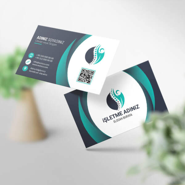 Fizyoterapist Kartvizit 1000 Adet Baskı (Model FZ006)