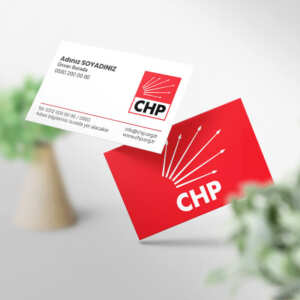 CHP Kartvizit 1000 Adet Baskı (Model M00016)