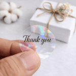 Hologramlı Şeffaf Sticker Baskı
