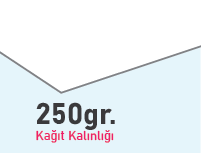 250gr. Kağıt Kalınlığı