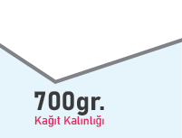 700gr. Kağıt Kalınlığı
