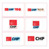 CHP 100.Yıl Kartvizit 1000 Adet Baskı (Model YL0006)