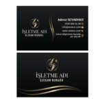 Elektrikçi Kartvizit Baskı 1000 Adet (Model E8638)