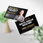 Muhtar Adayı Kartvizit Baskı 1000 Adet (MU021)