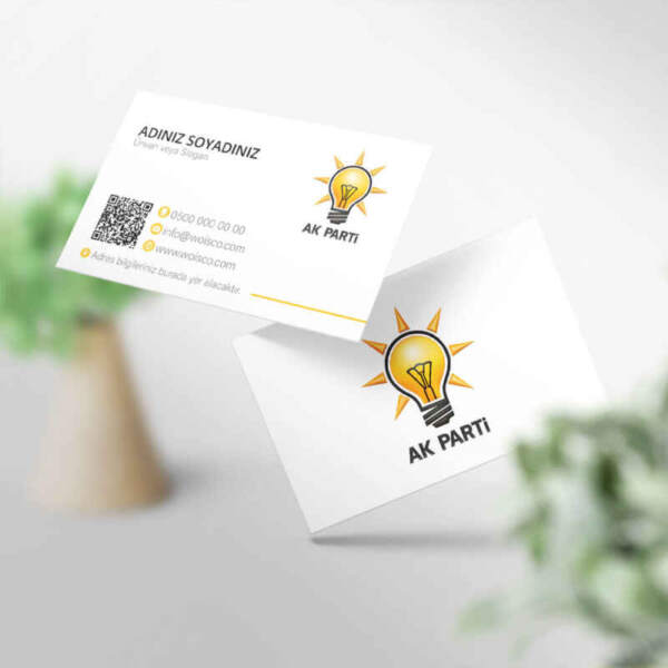 Akp Kartvizit 1000 Adet Baskı (MD: AK302)