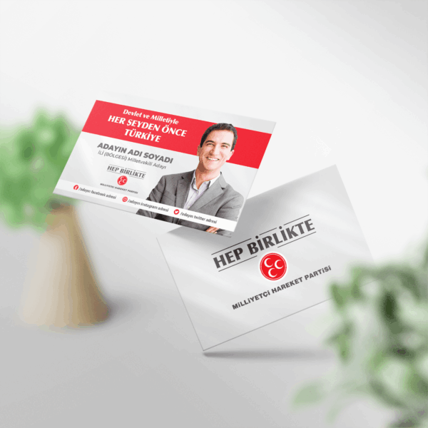 MHP Kartvizit 1000 Adet Baskı (MD: MHP016)